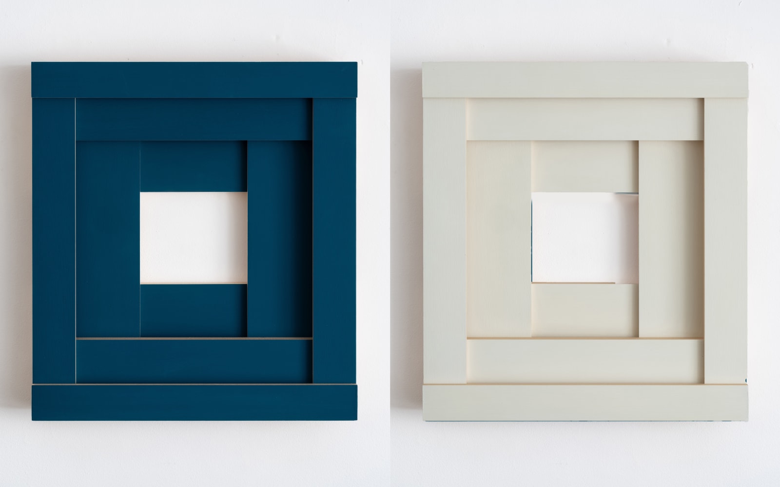 Jeanine Cohen, Untitled, Blue Petrol & Pearl White, 2023