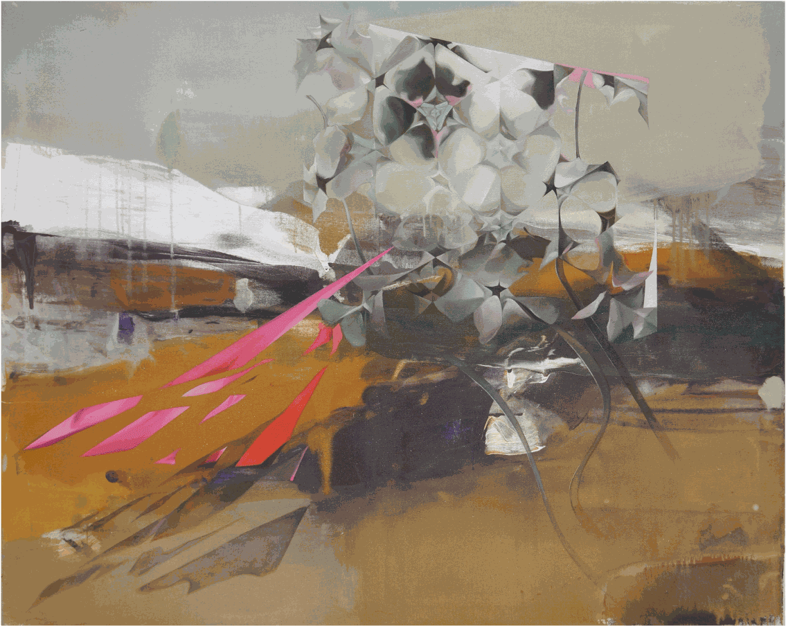 Maria Semenskaya, The Birth of the form of space. Moment I., 2019