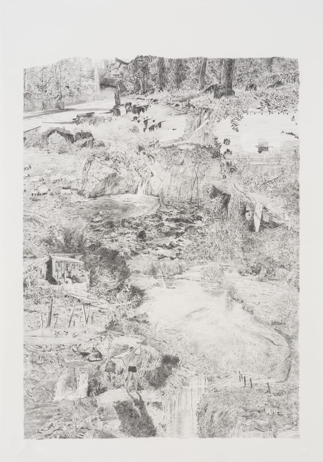 Anne Marie Finné, Vue Générale XXV (jardin botanique), 2025