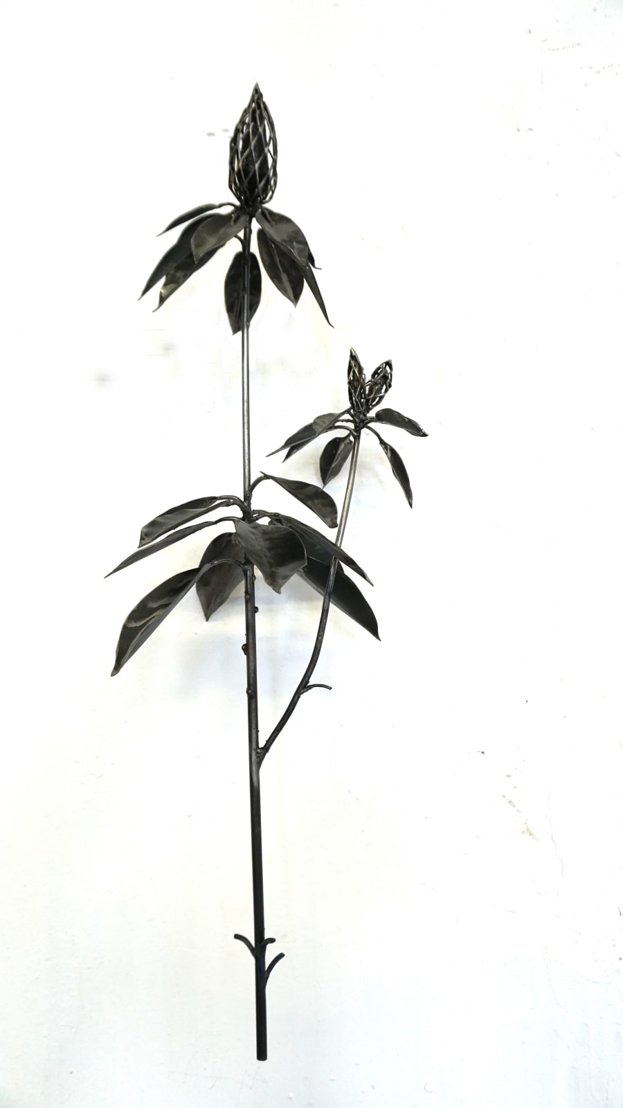 Dmitry Bulnygin, Rhododendron branch, from the series "Metal plants", 2025