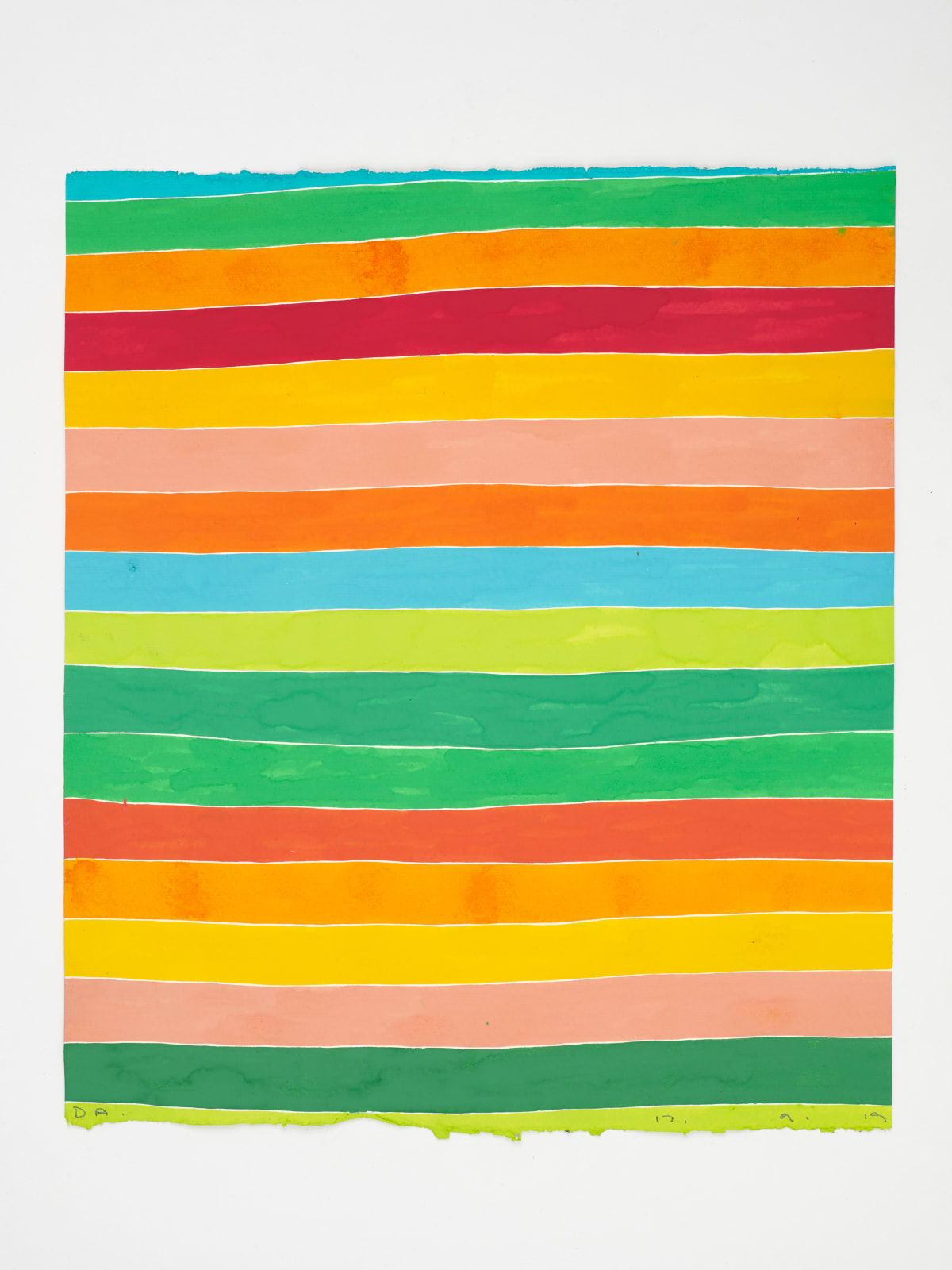 David Austen, Swimming to the Moon (Untitled 17.9.19), 2019