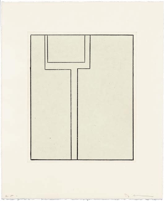 David Austen print green electric morning contemporary art gallery