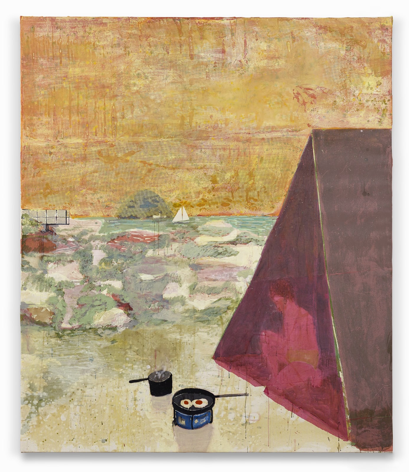 Andrew Cranston, Camp (Ailsa Craig), 2019