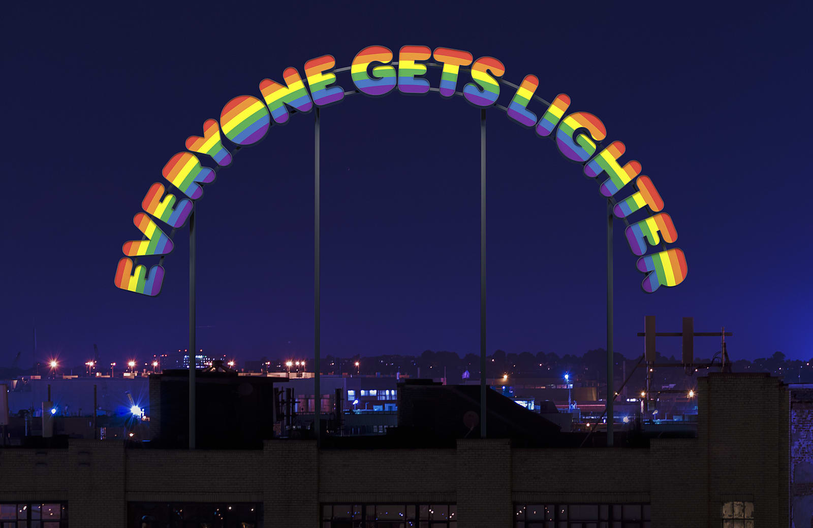 Ugo Rondinone, Everyone gets lighter