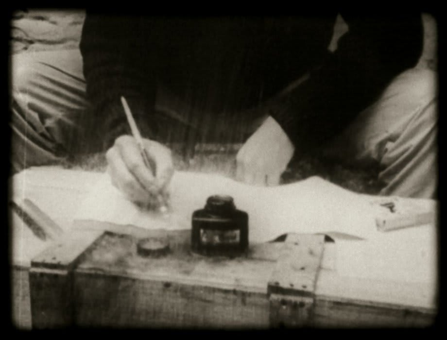 Marcel Broodthaers, La Pluie (Projet pour un texte), 1969