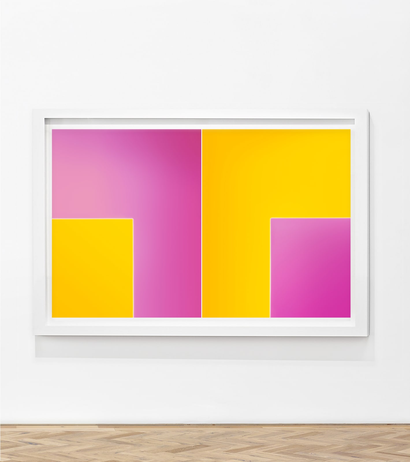 Garry Fabian Miller, The Colour Fields: the place where gold and pink touch, 2021