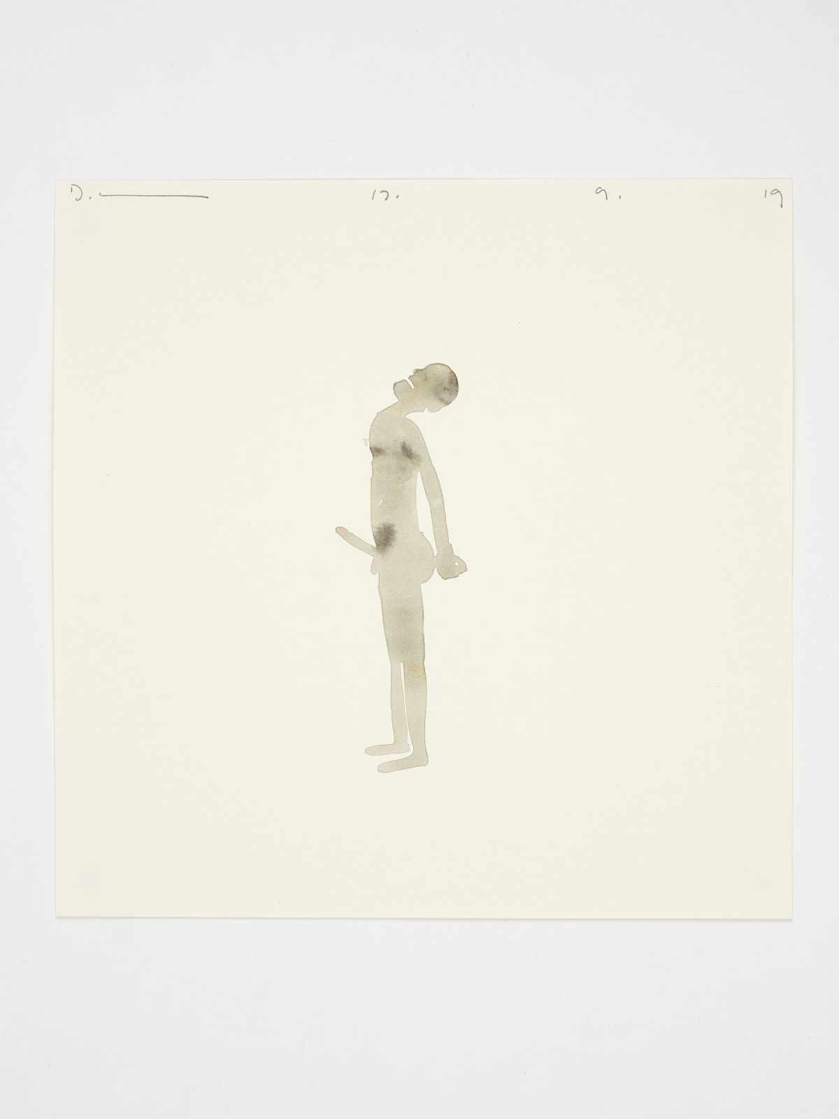 David Austen, Man barking at the moon 17.9.19, 2019