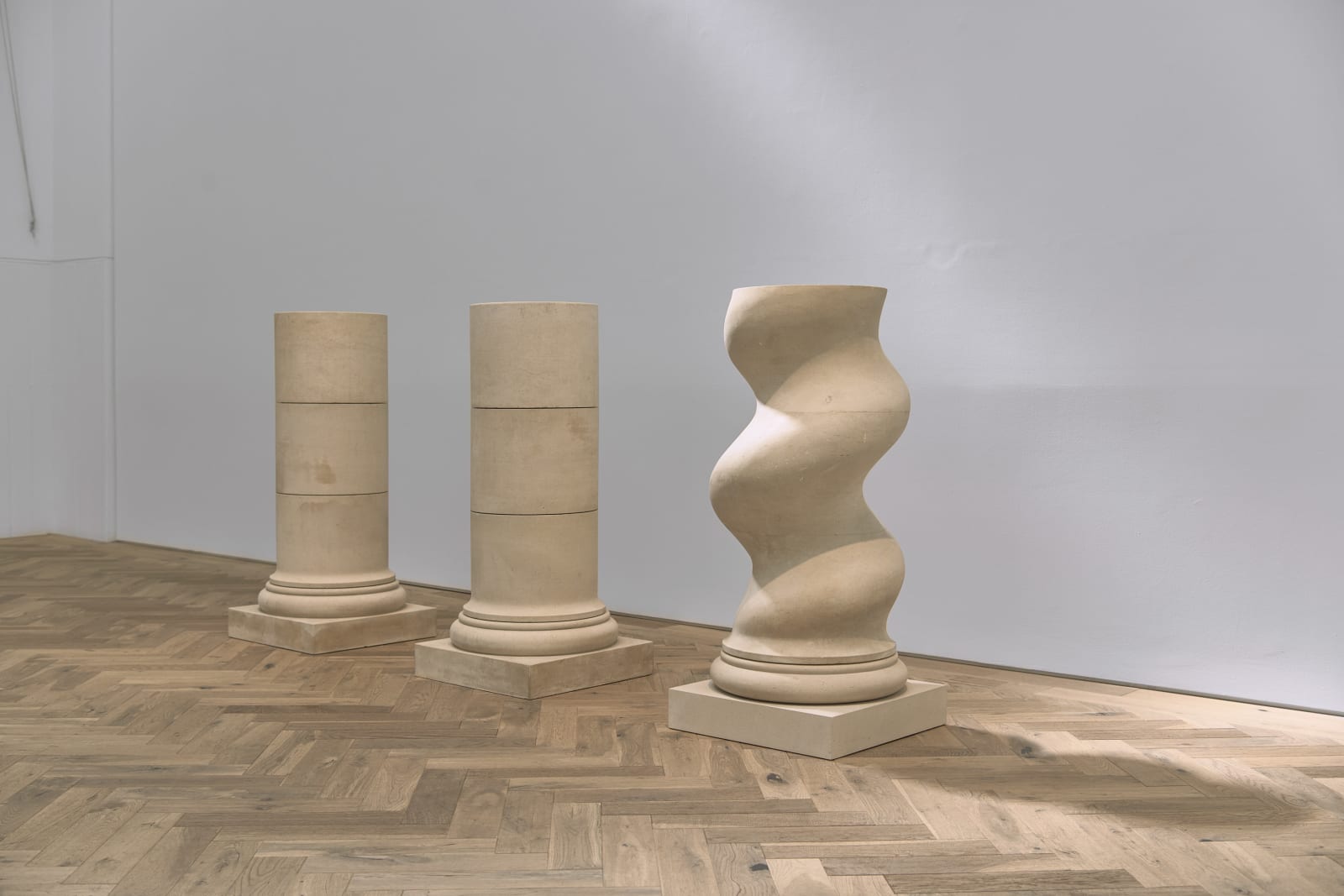 Ian Hamilton Finlay, Three Pedestals: Robespierre, Saint-Just, Couthon, 1987