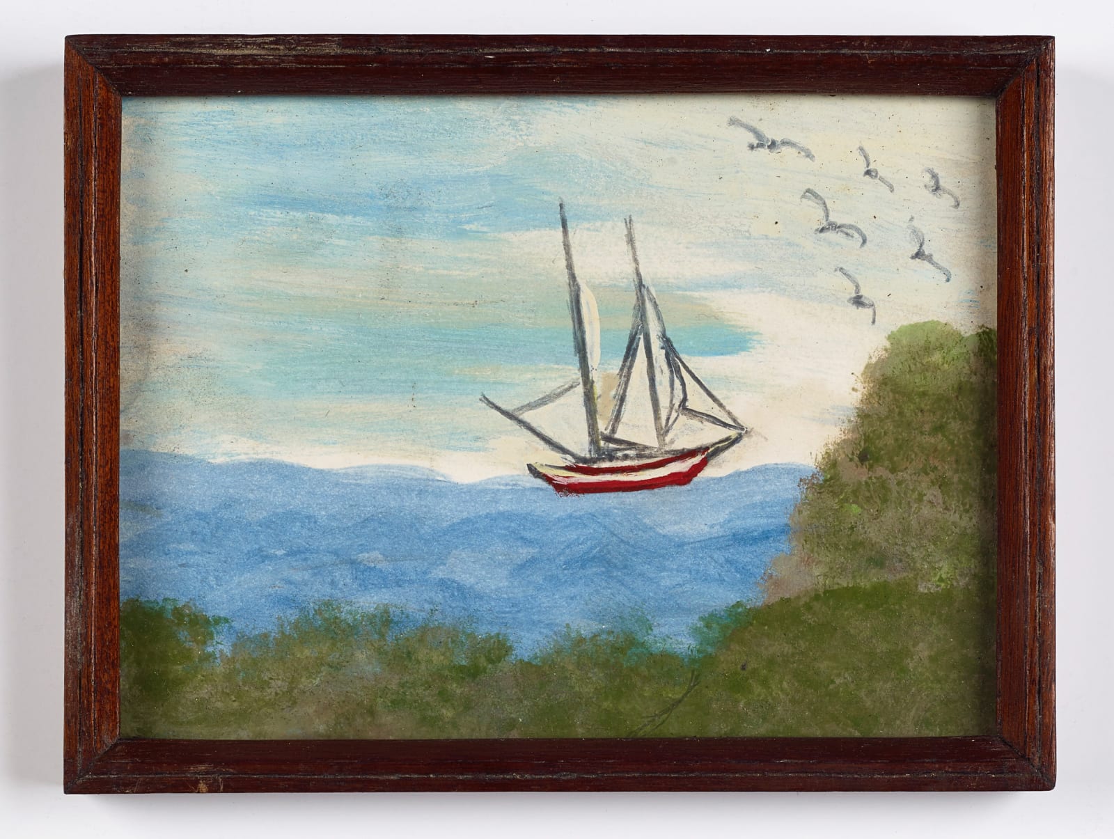 Frank Walter, Sailboat with Birds, 1968-76