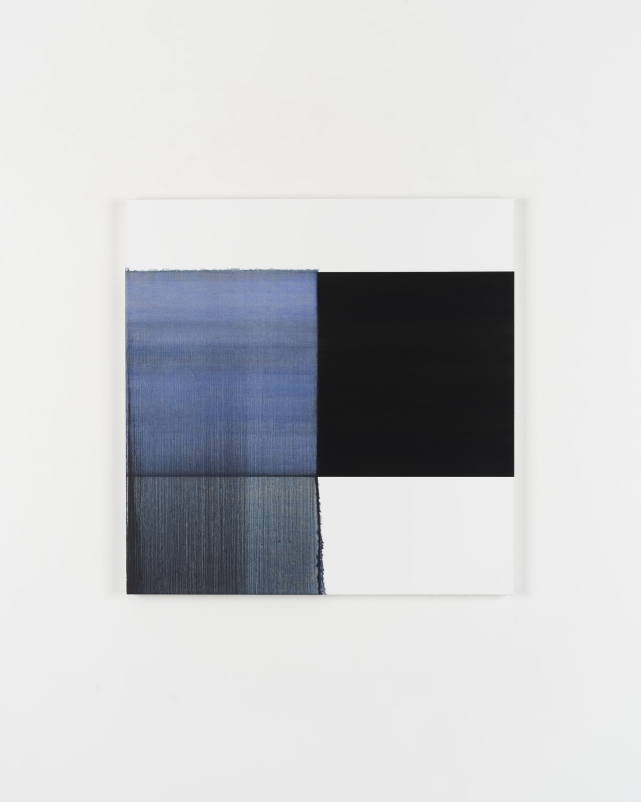 Callum Innes, Exposed Painting Blue Violet, 2018