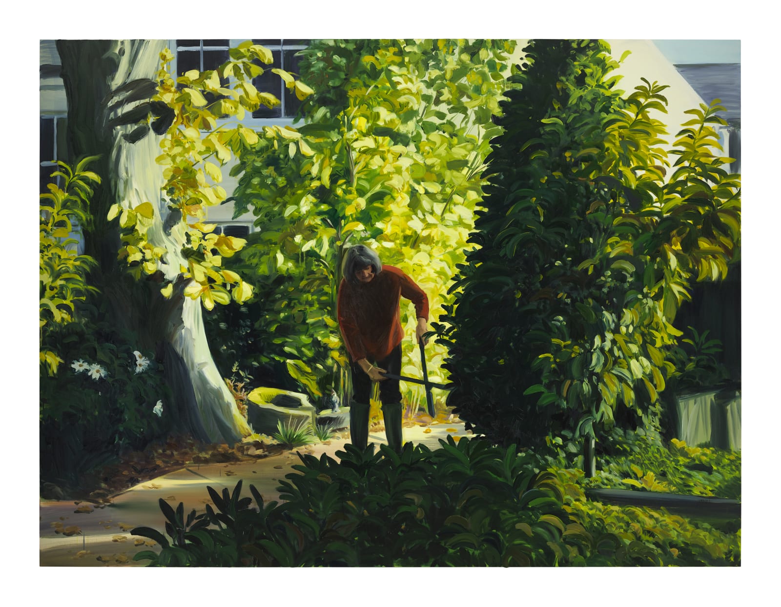 Caroline Walker, Cutting Back, Late Afternoon, October, 2021