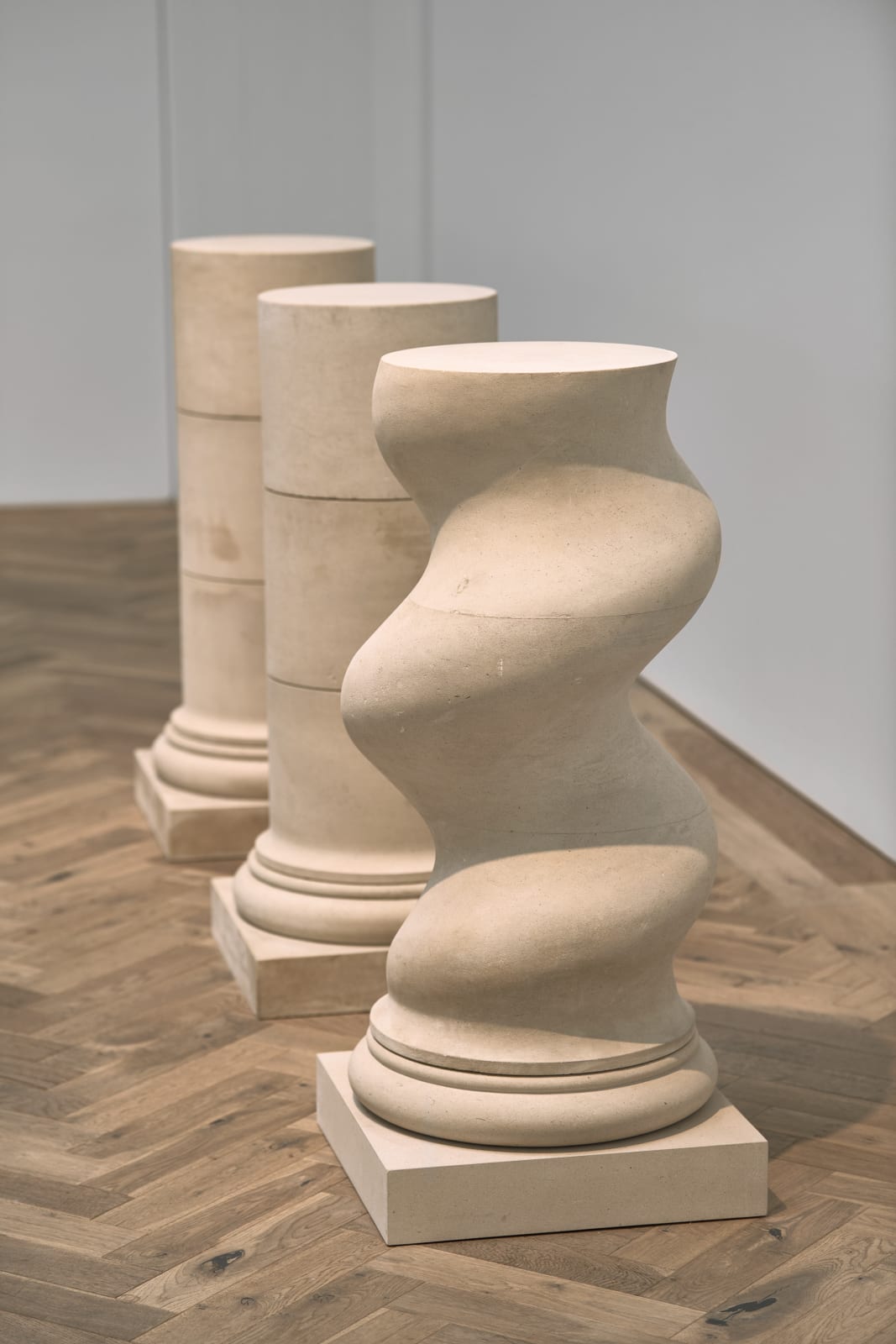 Ian Hamilton Finlay, Three Pedestals: Robespierre, Saint-Just, Couthon, 1987