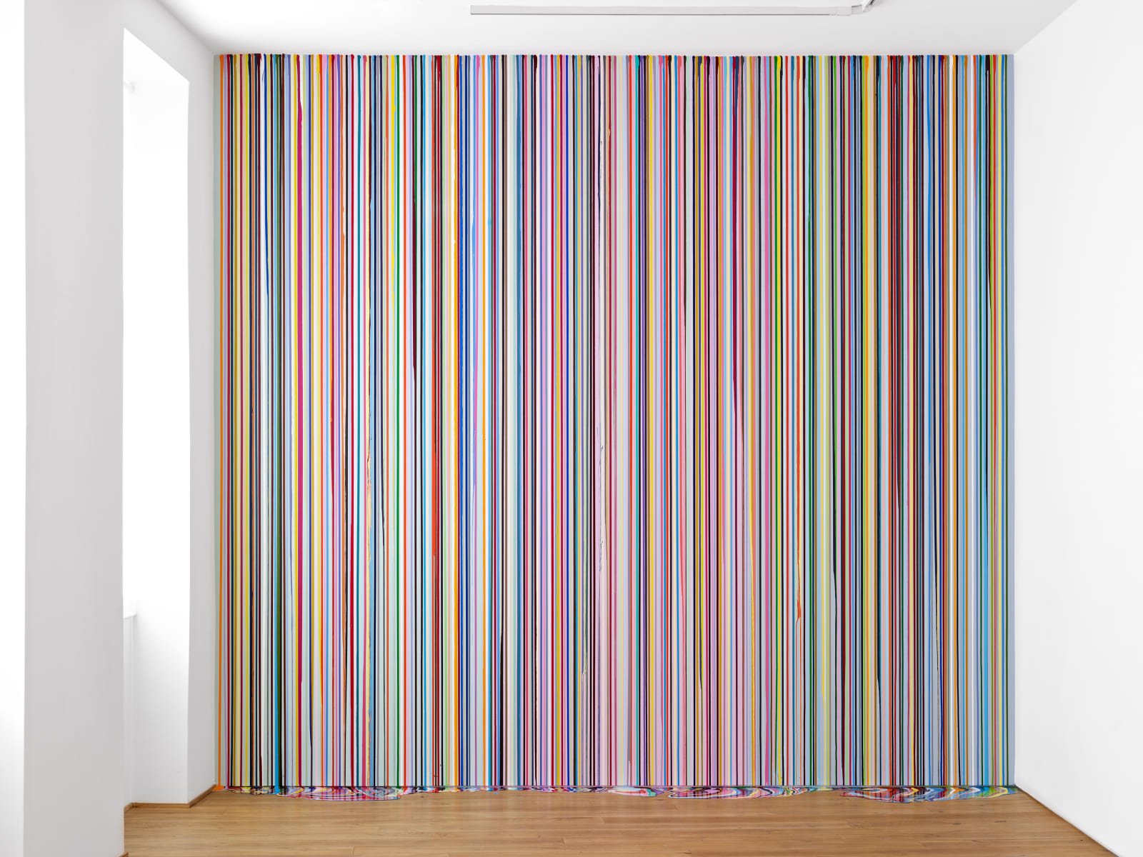 Ian Davenport, Ingleby Wall Painting (after Carpaccio), 2011