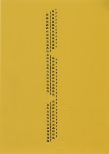 Ian Hamilton Finlay, Ajar, 1967