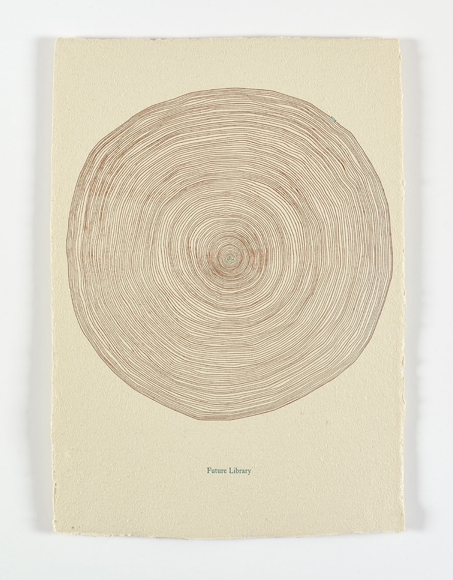 Katie Paterson, Future Library, Certificate, 2014 - 2114