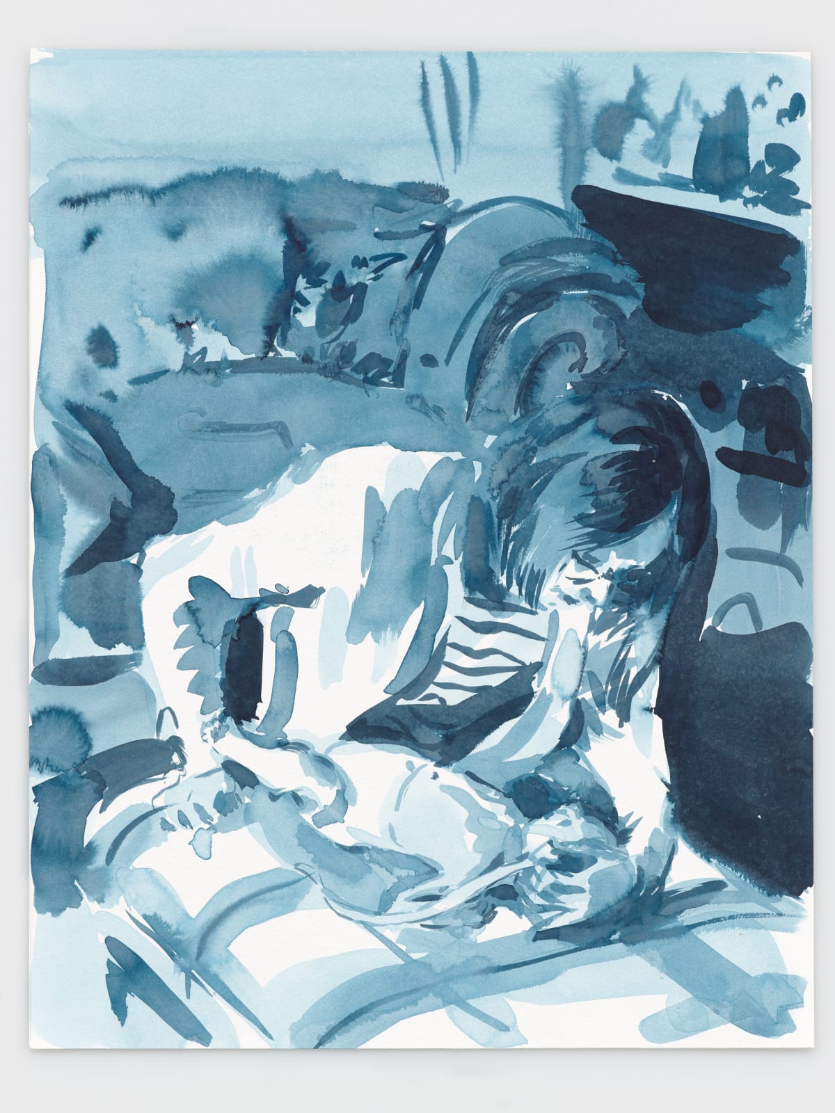 Caroline Walker, Sarah Measuring Laurie's Head, 2024