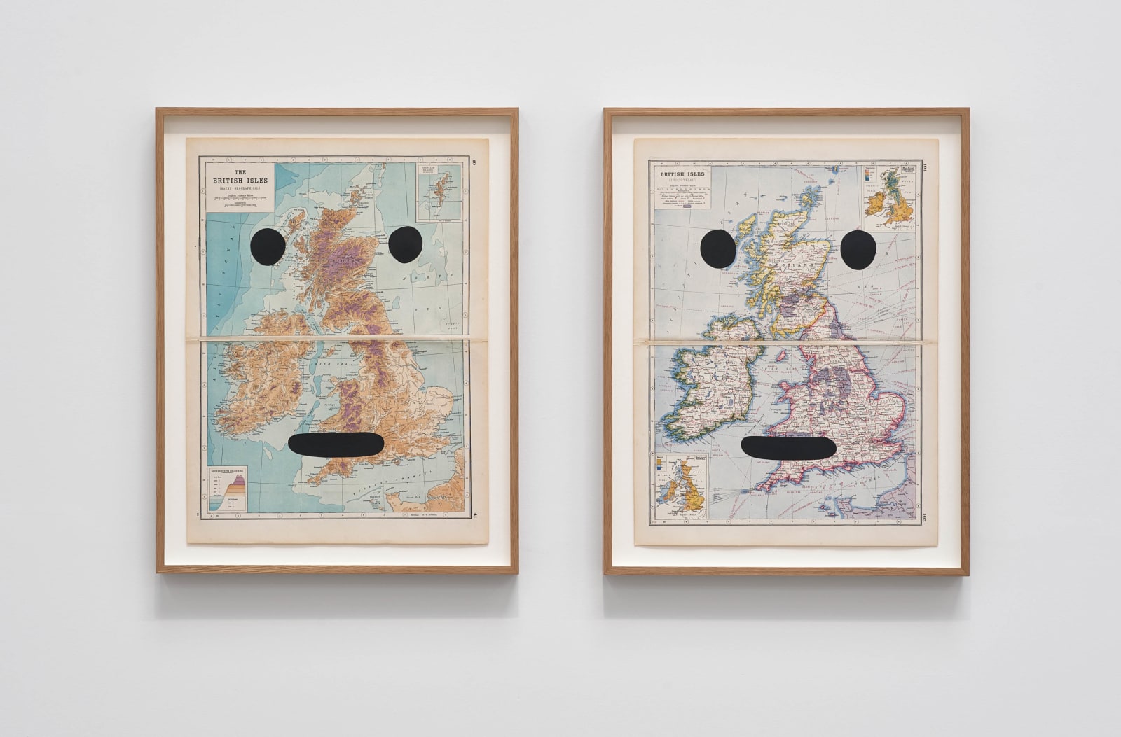 Peter Liversidge, The British Isles (1908): Orographical / Industrial, 2022