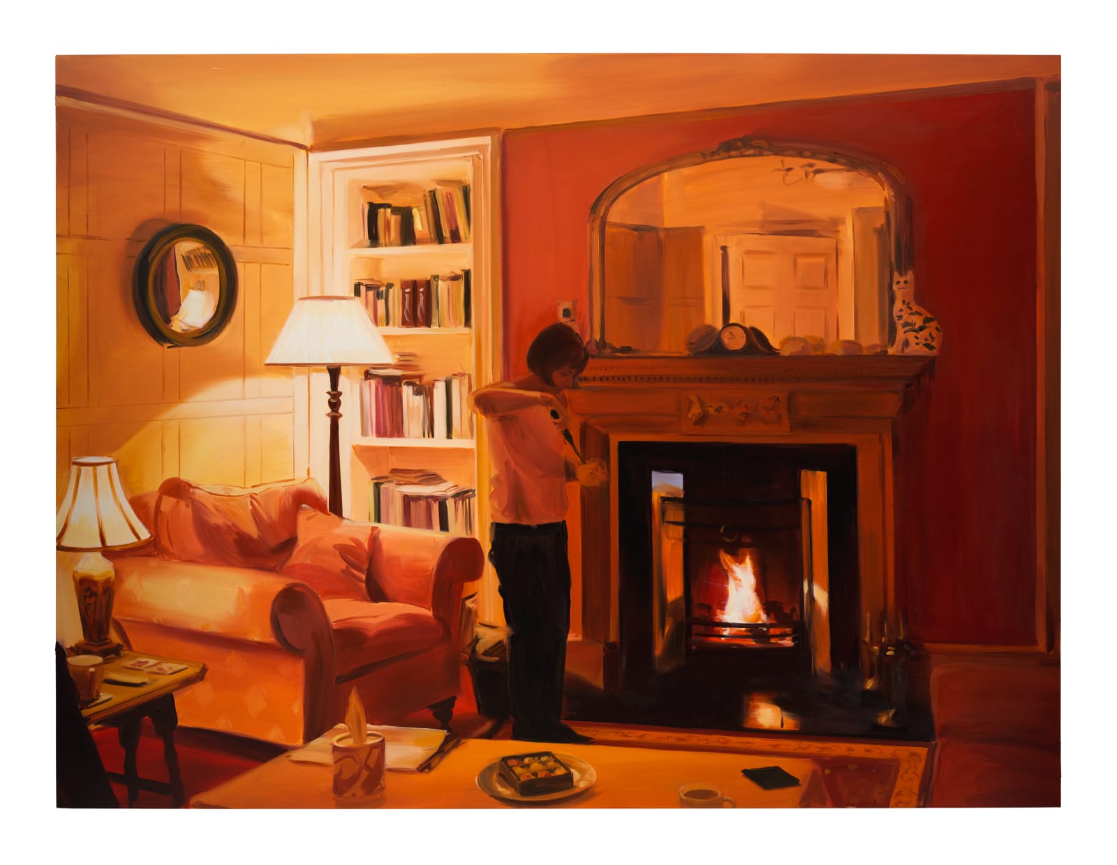 Caroline Walker, Lighting Candles, Evening, March, 2019