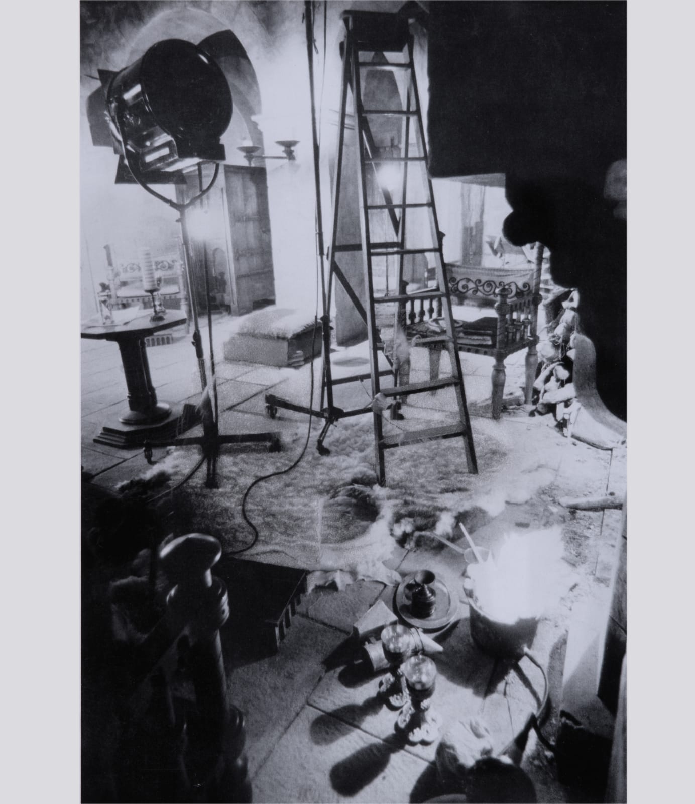 Jonathan Owen, Eraser Drawing (The Lion in Winter), 2020