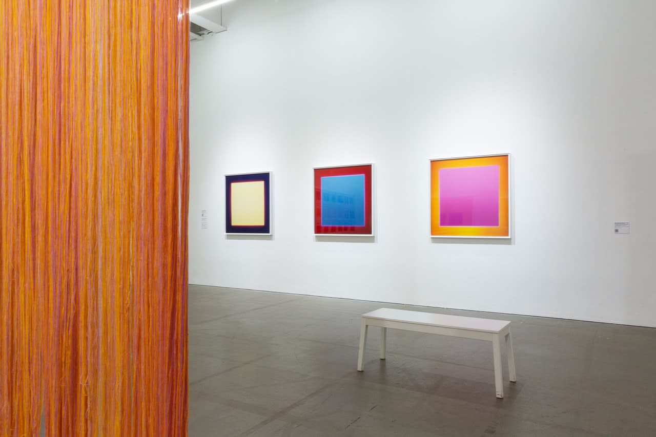 Garry Fabian Miller, Fused, Colour Fields, Pink becomes Gold, Gold becomes Pink, becomes…, 2022/23