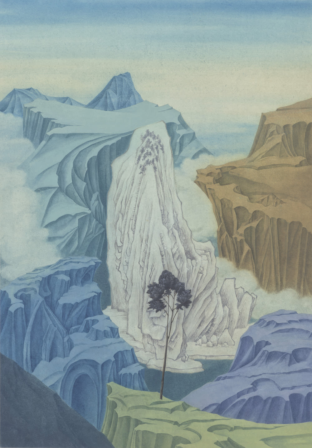 Xu Lei 徐累, The Message Tree 消息树, 2019
