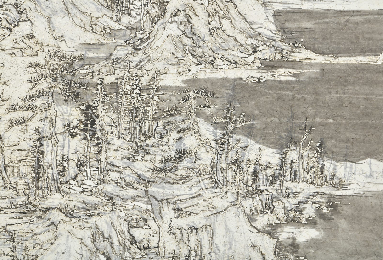 Wang Tiande 王天德, Listen to the Crystal Snow while the Night Falls 入夜听雪明, 2019