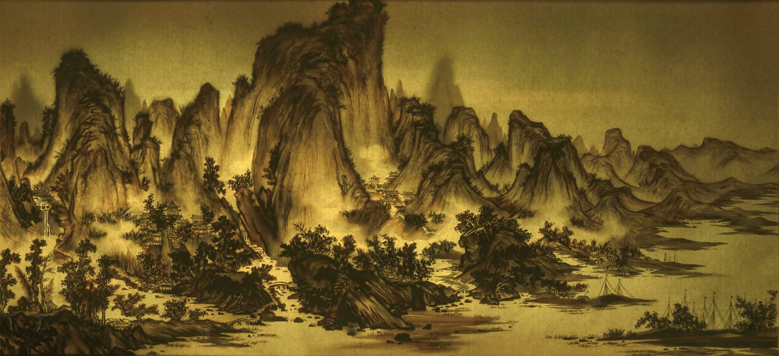 Xu Bing 徐冰, Background Story: Mount Xia 背后的故事：夏山图 , 2018