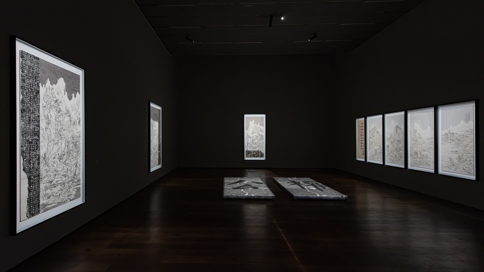 Wang Tiande 王天德, Thousand Layers of Snow by the Pine Trees 千雪傍松图, 2019