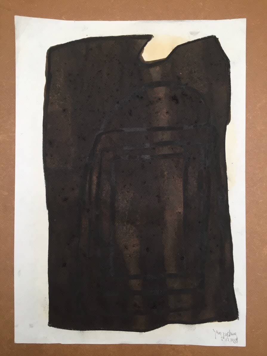 Yang Jiechang 杨诘苍, Soy Sauce Paintings 5/14 酱油素描 514 , 1988