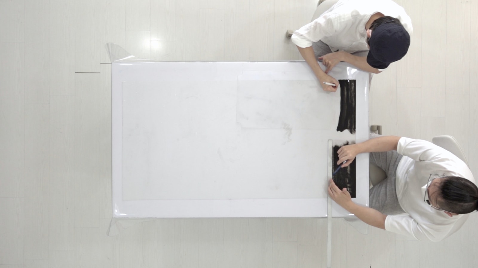 Hung Fai 熊辉, Wai Pong-yu 韦邦雨, Same Line Twice 24 , 2020