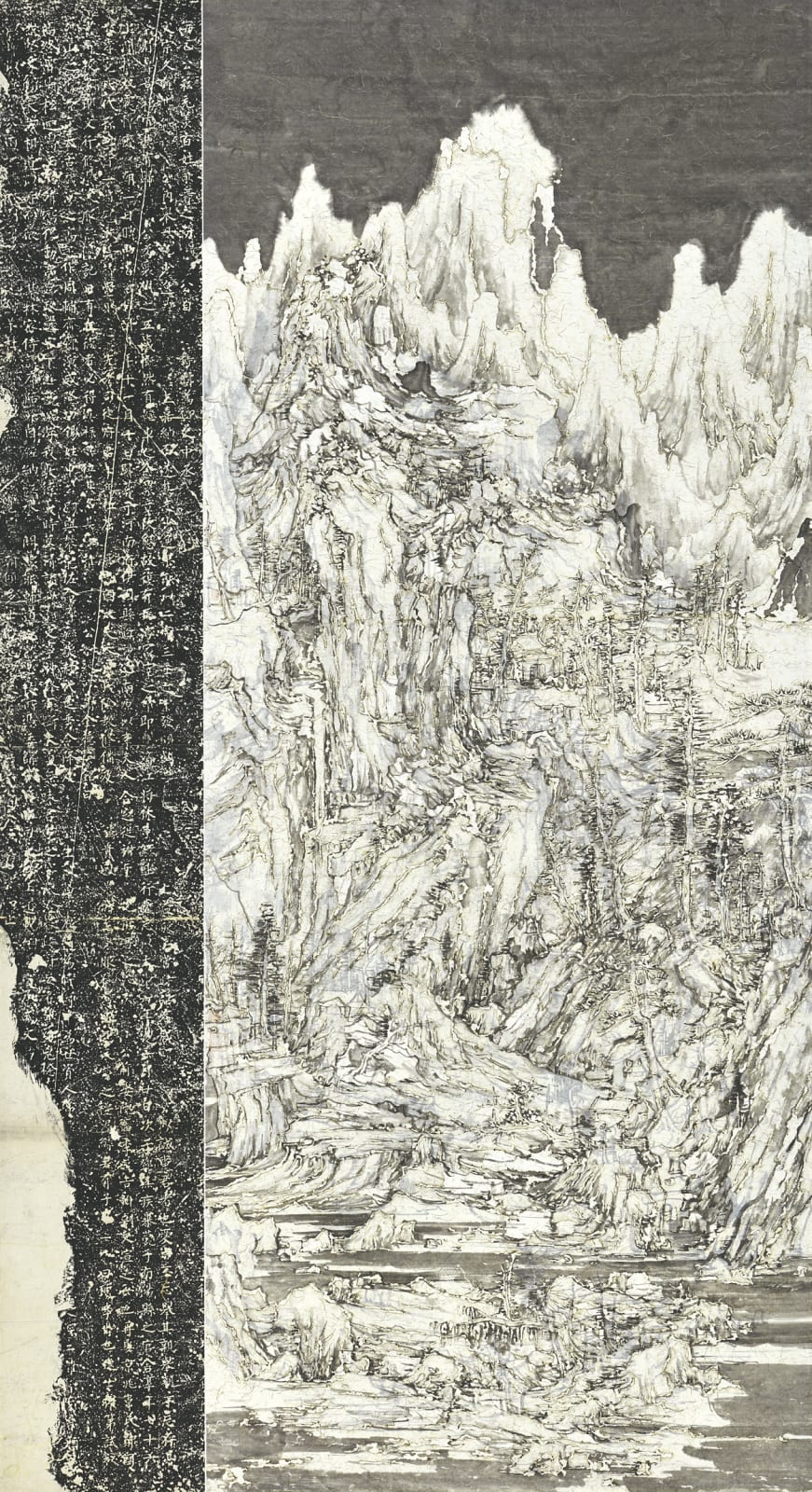 Wang Tiande 王天德, Seeking the Path along the Stream in the Mountain 林泉问道, 2019