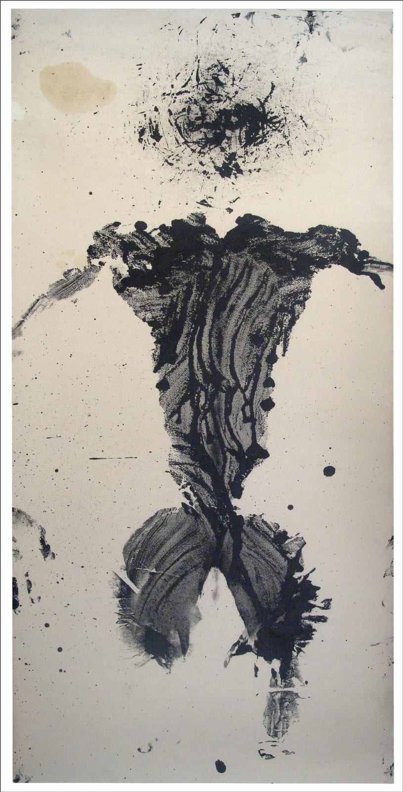 Wang Peng 王蓬, 84 Performance (Ink 84-4) 84行为艺术, 1984