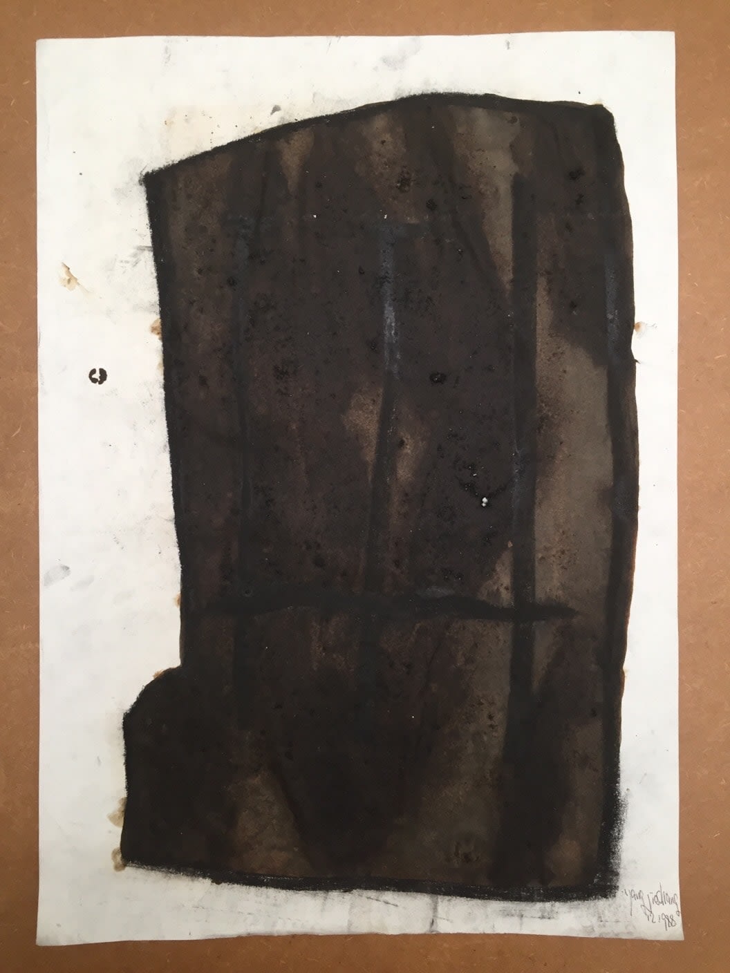 Yang Jiechang 杨诘苍, Soy Sauce Paintings 1/14 酱油素描 1/14 , 1988