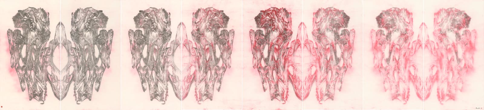 Hung Fai 熊辉, Transmission XII (with Hung Hoi) 传移摹写之十二 (熊海合作), 2017