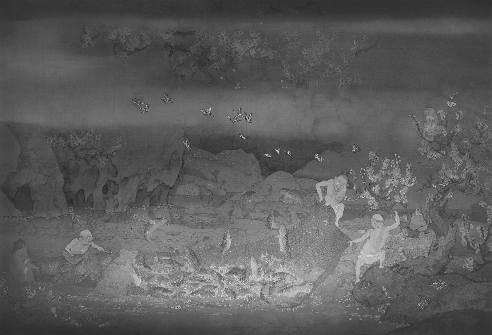 Bian Kai 边凯, Peach Blossom Spring: Arcadia as Unfinishable 未完成的桃花源, 2016