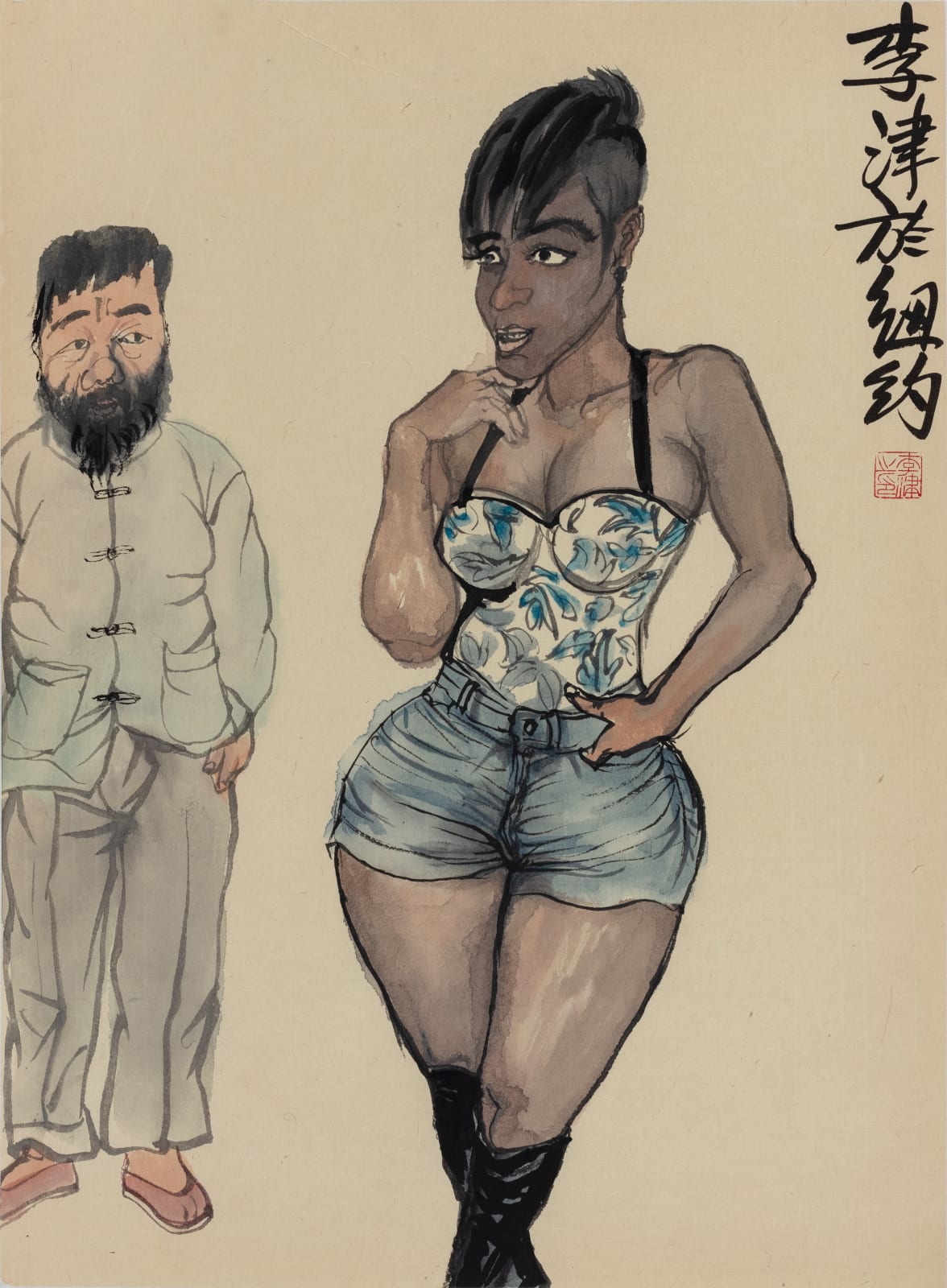 Li Jin 李津, Morning Exercise in New York VII 纽约晨课Ⅶ , 2019