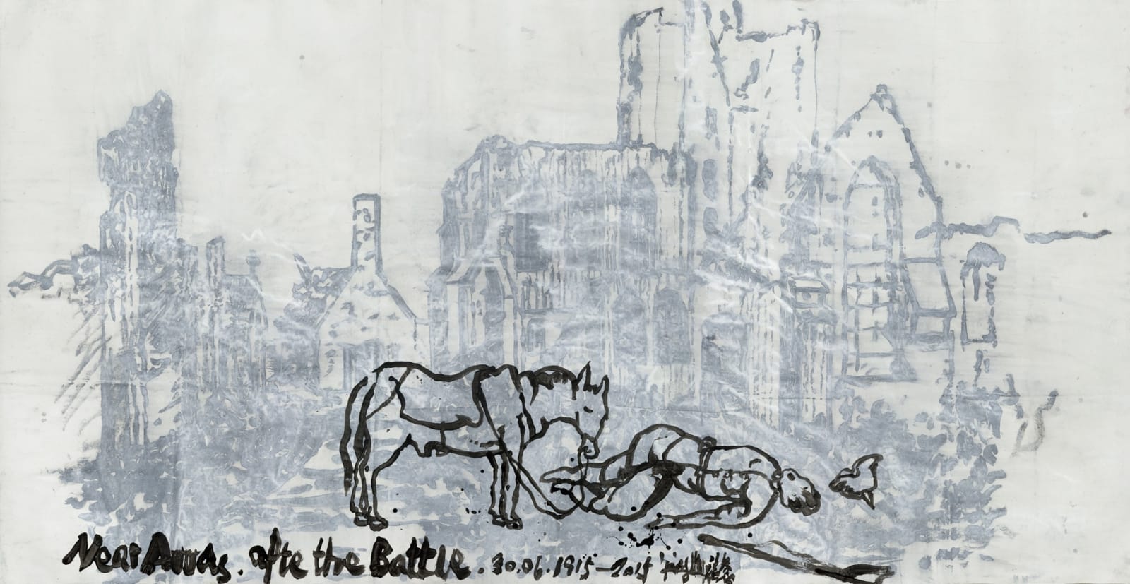 Yang Jiechang 杨诘苍, After the Battle 1914-2014 战后 1914-2014, 2014