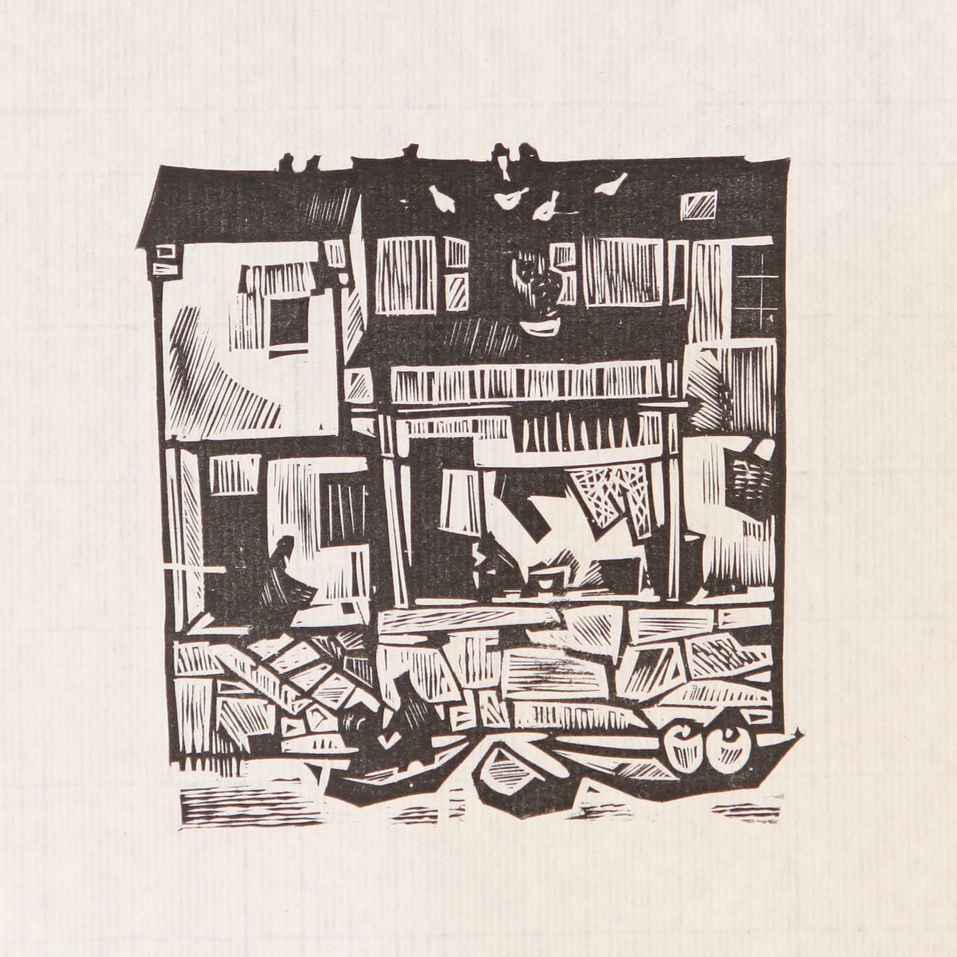 Xu Bing 徐冰, Water Town 水镇, 1980