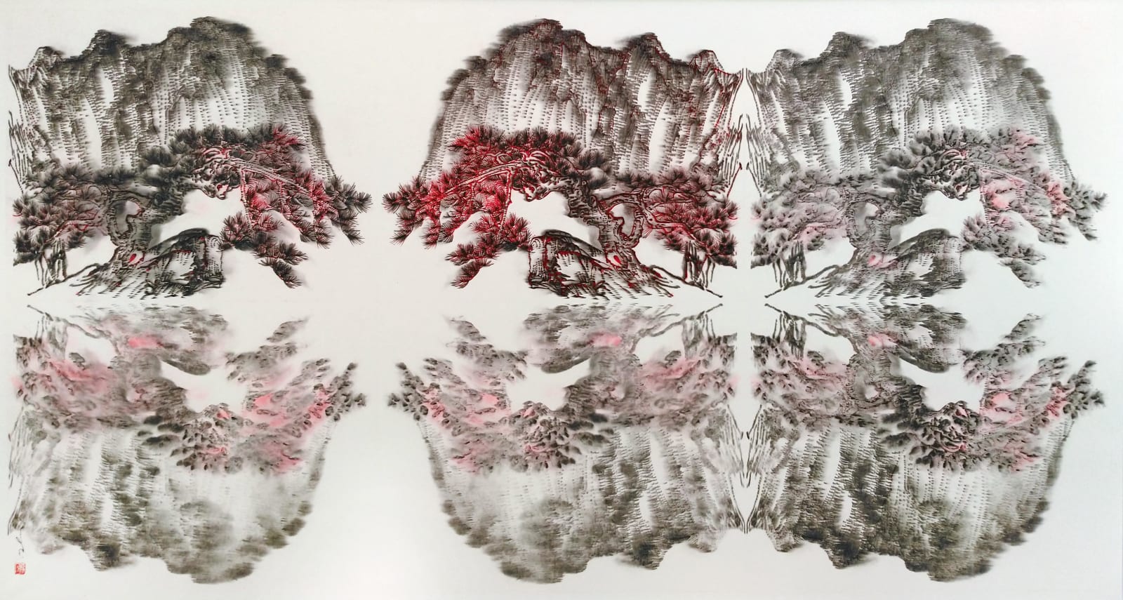 Hung Fai 熊辉, Transmission XIV (with Hung Hoi) 传移摹写之十四 (熊海合作), 2017