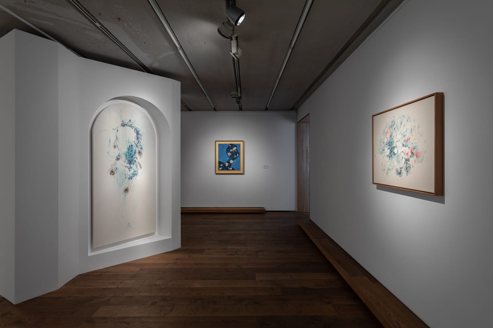Kang Chunhui 康春慧, The Hidden Protagonist No.2 (diptych) 隐逸的主角 No.2 (对屏画), 2022-2024