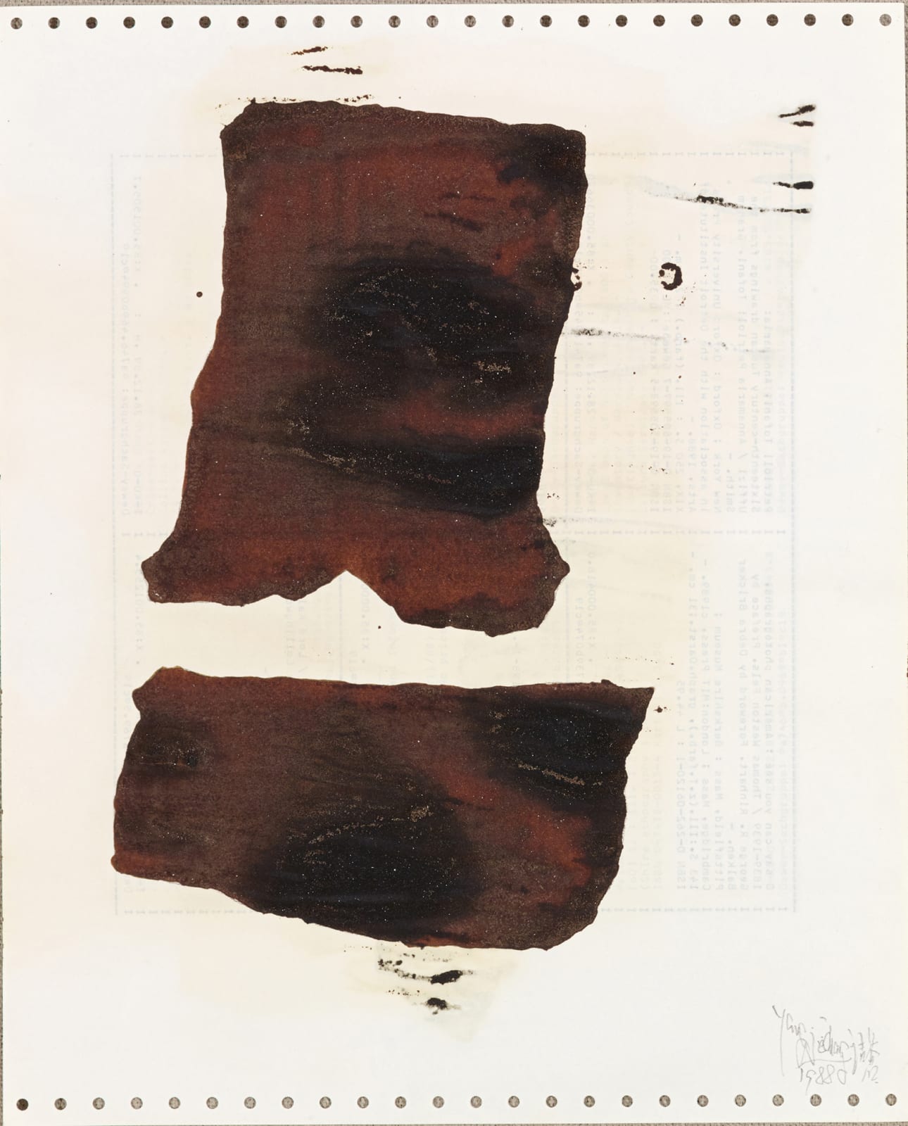 Yang Jiechang 杨诘苍, Soy Sauce Drawings 5 酱油画 5, 1988