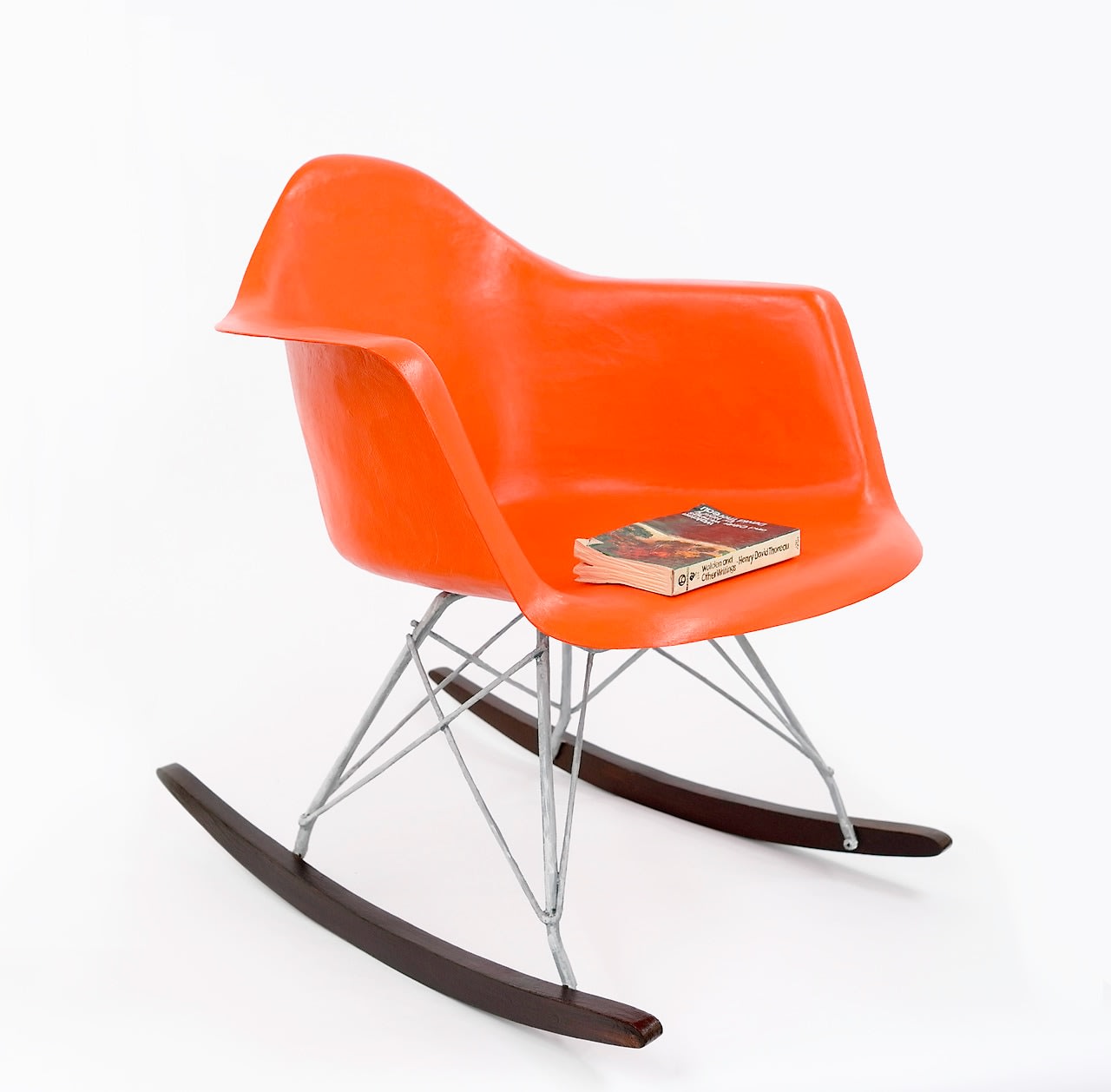 Conrad Bakker, Untitled Project: Eames Armchair Rocker [+ Walden], 2012
