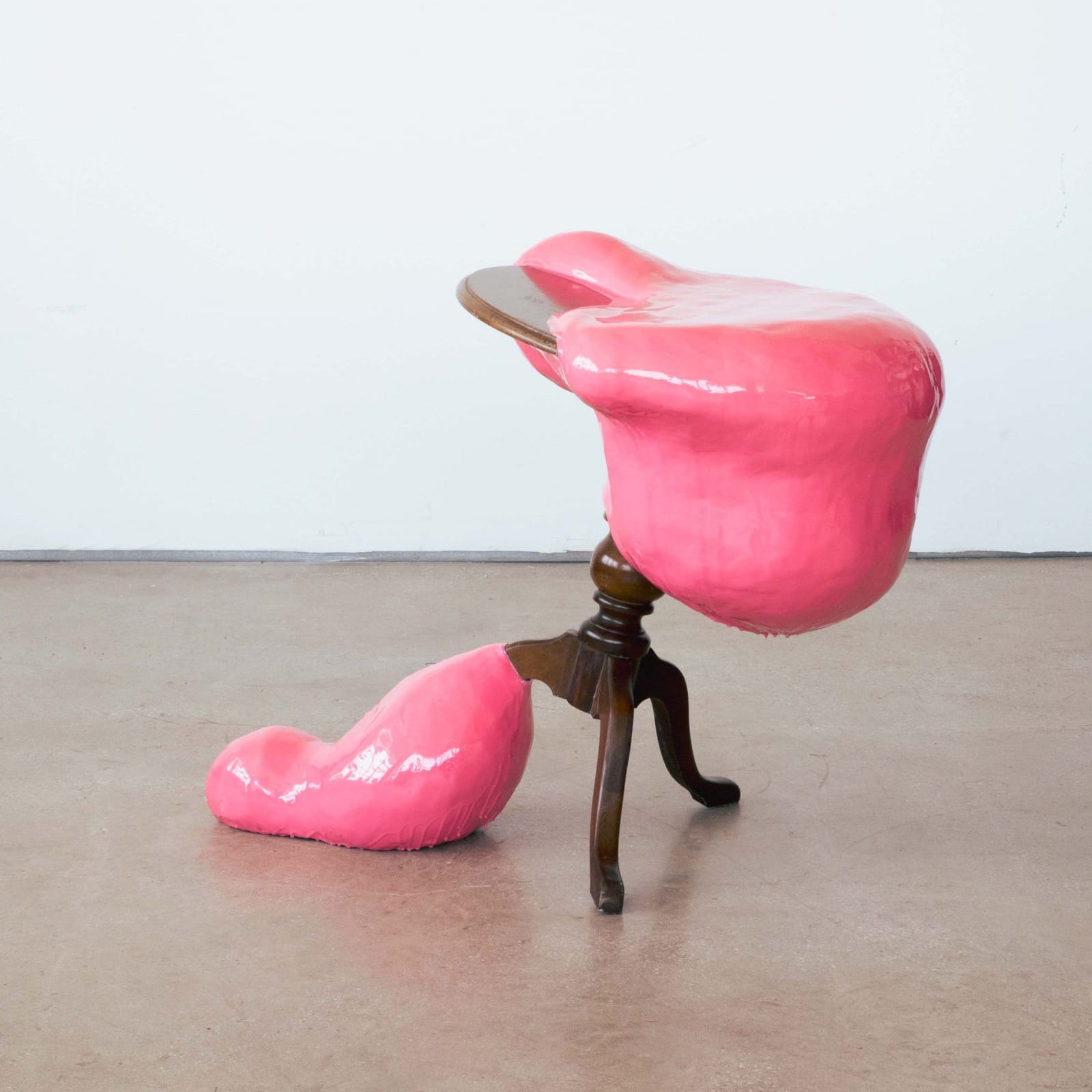 Gustavo Barroso, Pink Slime Side Table, 2021