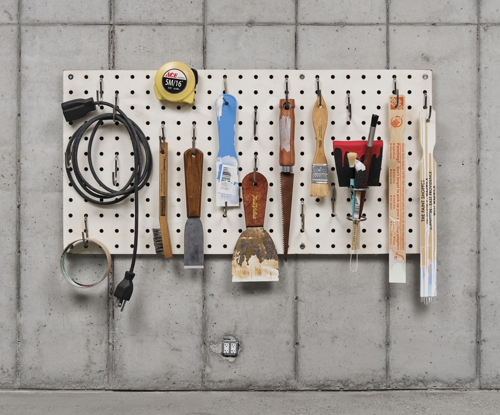 Oscar Bedford, Pegboard Painting, 2019-23