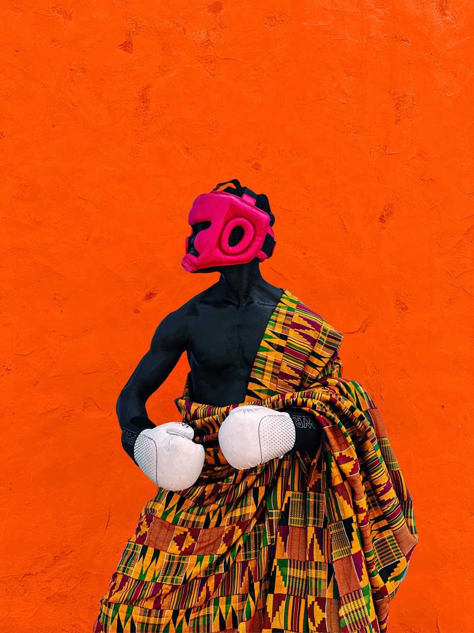 Derrick Ofosu Boateng, Asafo Ntoma Red (Warrior gown), 2022