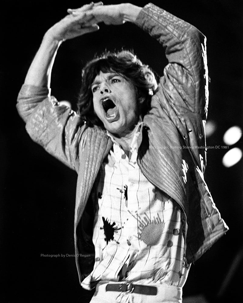 ROLLING STONES, Mick Jagger Largo Maryland, 1981