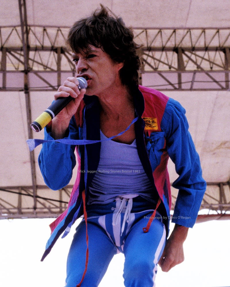 ROLLING STONES, Mick Jagger Bristol, 1982