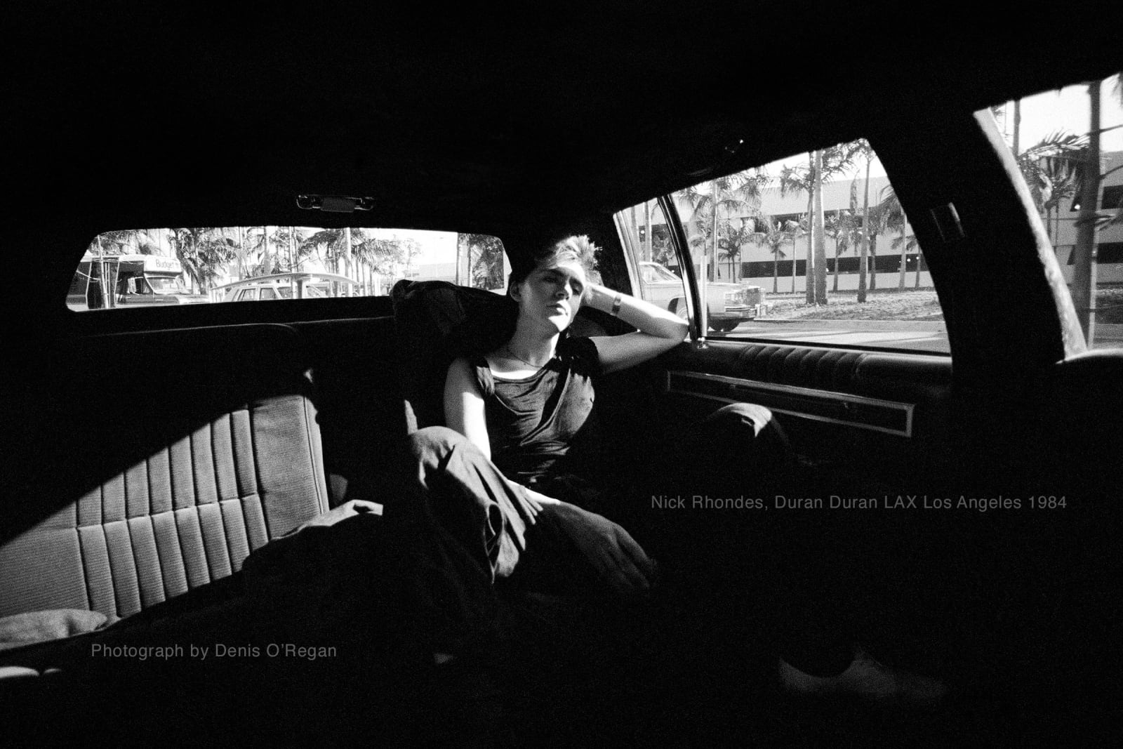 DURAN DURAN, Nick Rhodes LAX Los Angeles, 1984