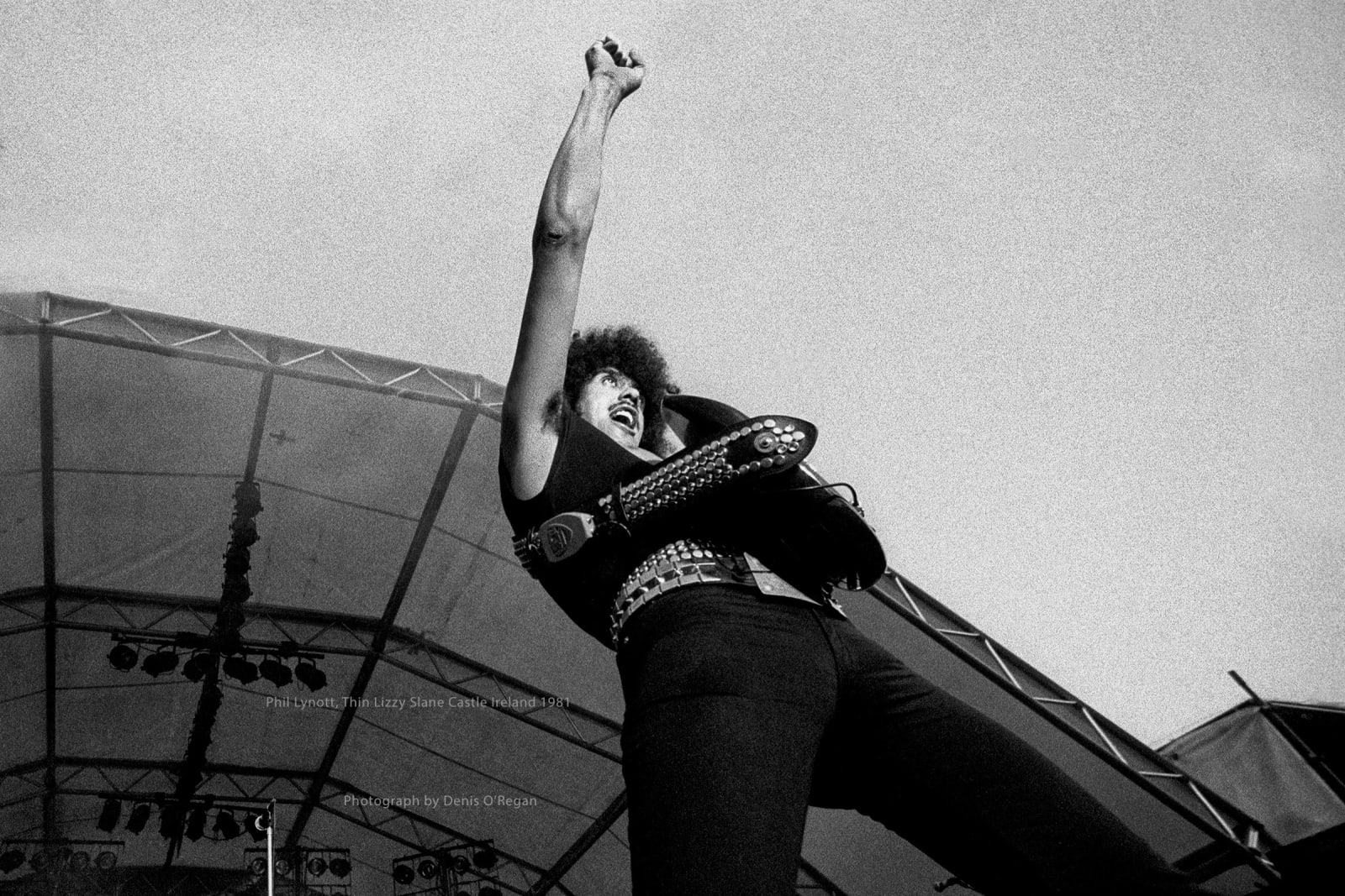THIN LIZZY, Phil Lynott Slane Castle, 1981