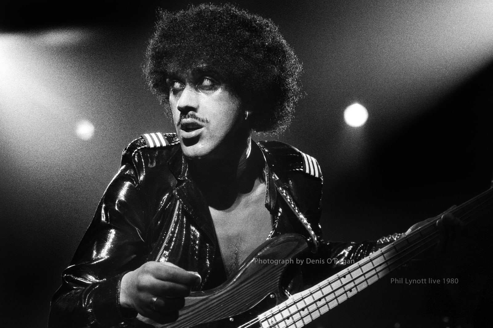 THIN LIZZY, Phil Lynott Thin Lizzy live, 1981